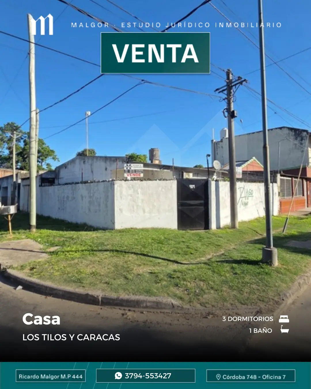 Foto de Casa en esquina de Los Tilos y Caracas - Venta