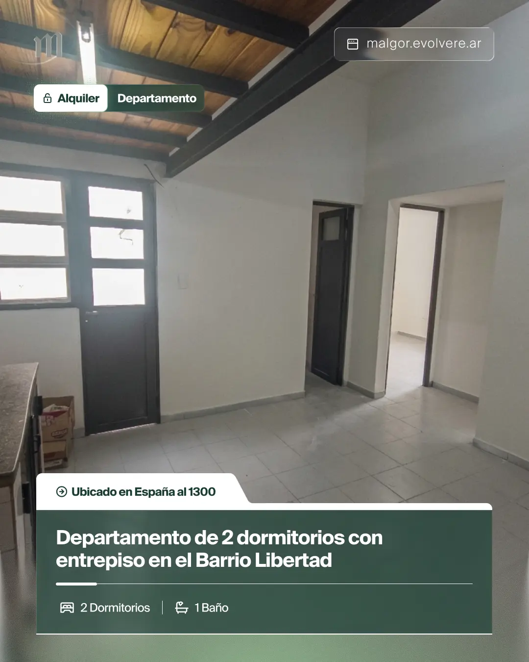 Foto de Alquiler de Departamento de dos Dormitorios en Barrio Libertad