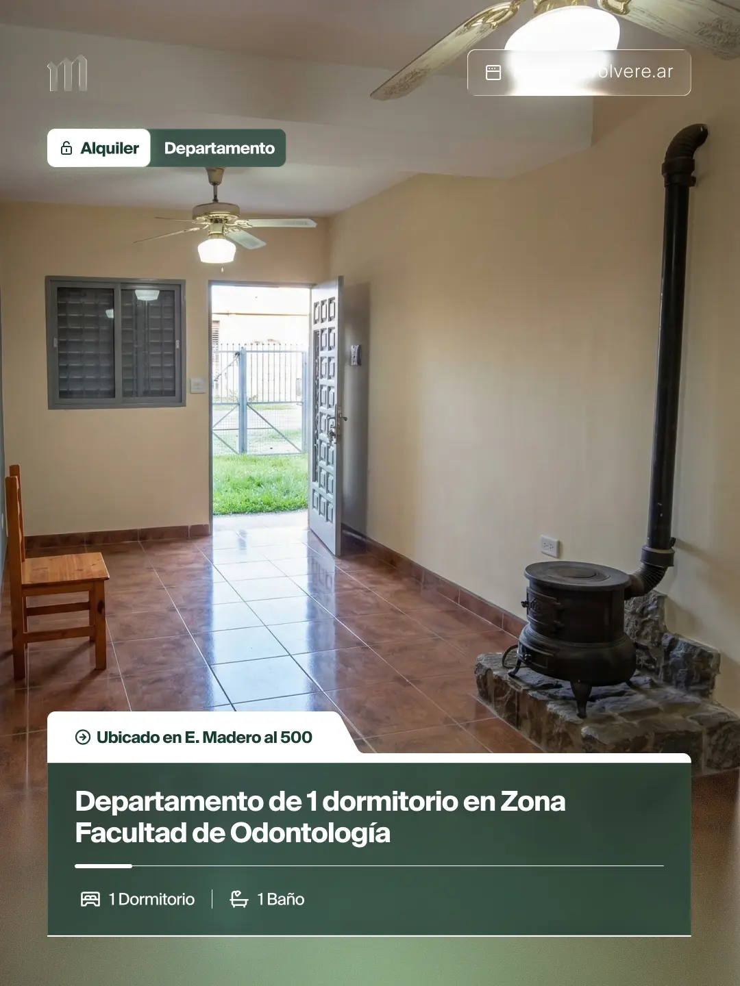 Foto de Alquiler – Departamento amplio de 1 dormitorio en zona UNNE