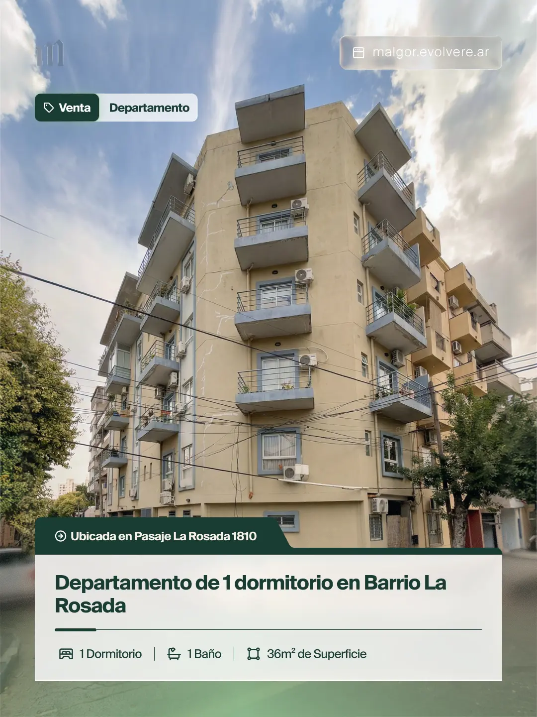 Foto de Venta de Departamento de 1 dormitorio en Barrio La Rosada
